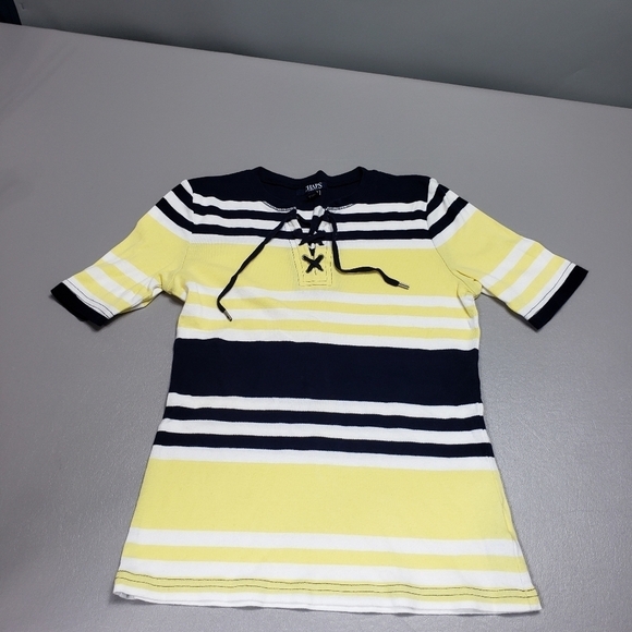 3/$15 Chaps striped tshirt size small petite - Picture 8 of 8